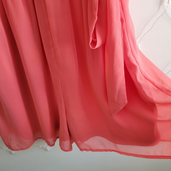 Chiffon Style Romper / Layered / Orange / Size Small-Medium - Picture 2 of 5